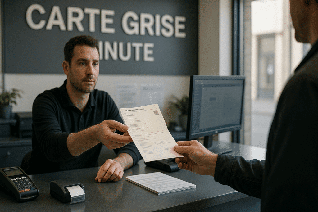 carte grise minute
